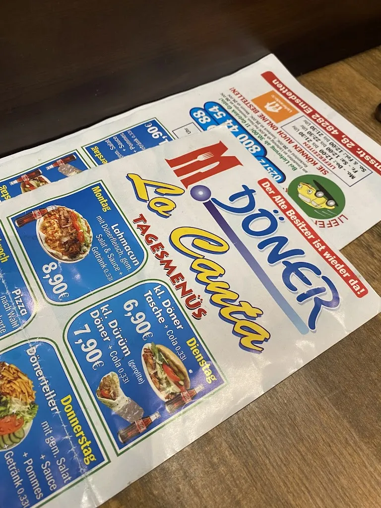Menu_M. Döner Lo Canta Emsdetten_Emsdetten_image_2