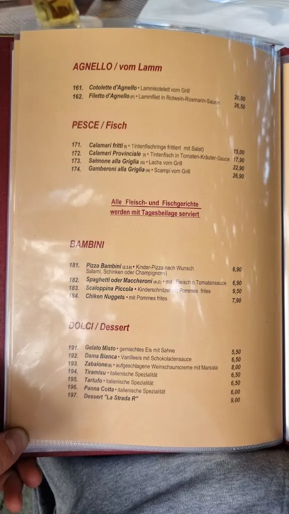 Menu_Ristorante La Strada R_Erftstadt_image_1