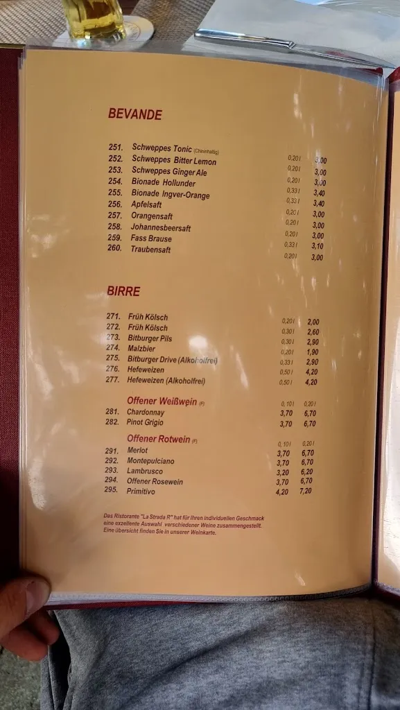 Menu_Ristorante La Strada R_Erftstadt_image_2