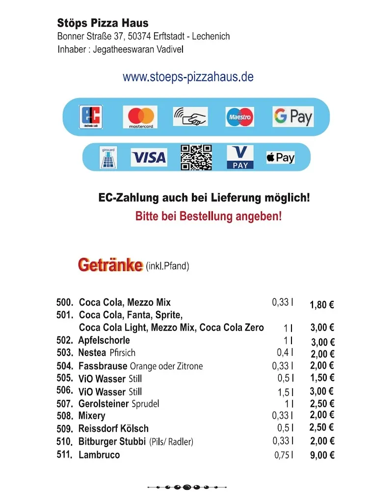 Menu_Stöps Pizza Haus_Erftstadt_image_1