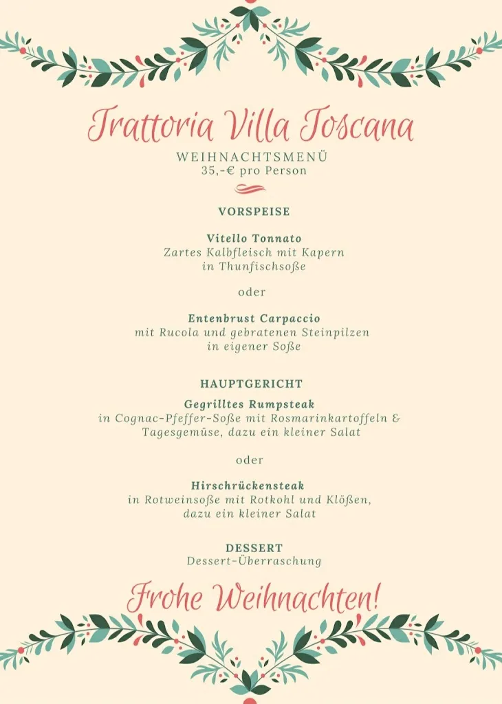 Menu_Trattoria Villa Toscana_Erkelenz_immagine_4