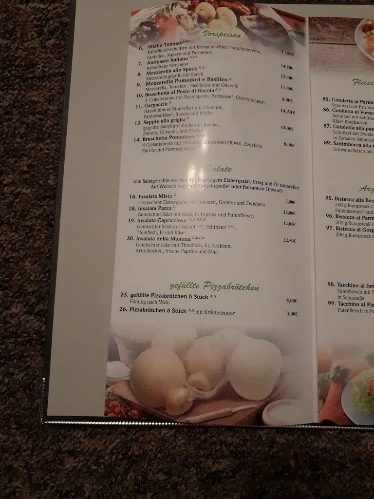 Menu_Ristorante Pizzeria Dolce Vita In Erkelenz_Erkelenz_image_1