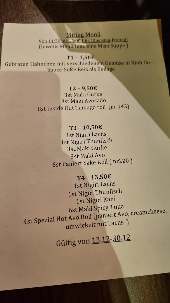 Menu_Oishii Sushi_Erkelenz_immagine_1