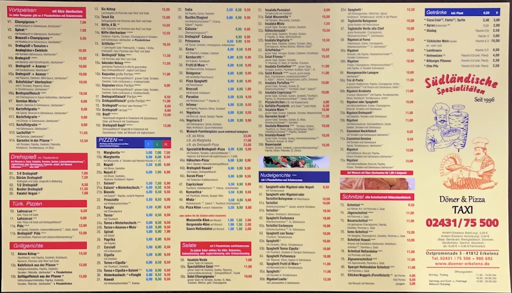 Menu_Südländische Spezialitäten_Erkelenz_image_1