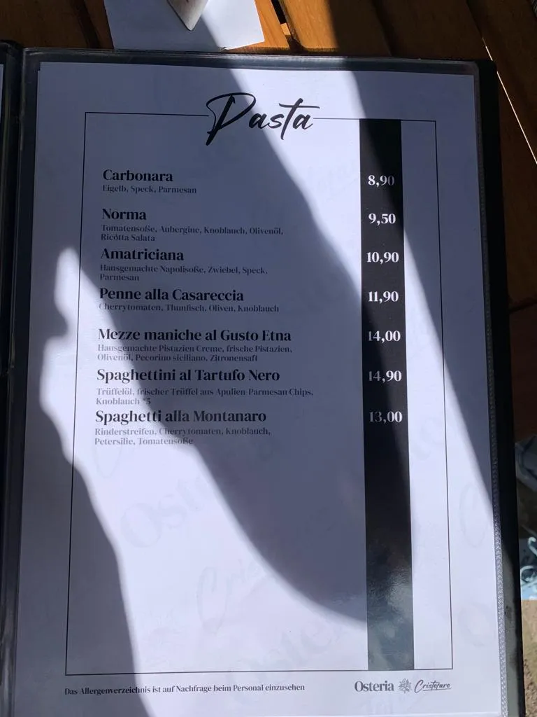 Menu_Osteria Cristofaro_Erkrath_image_2