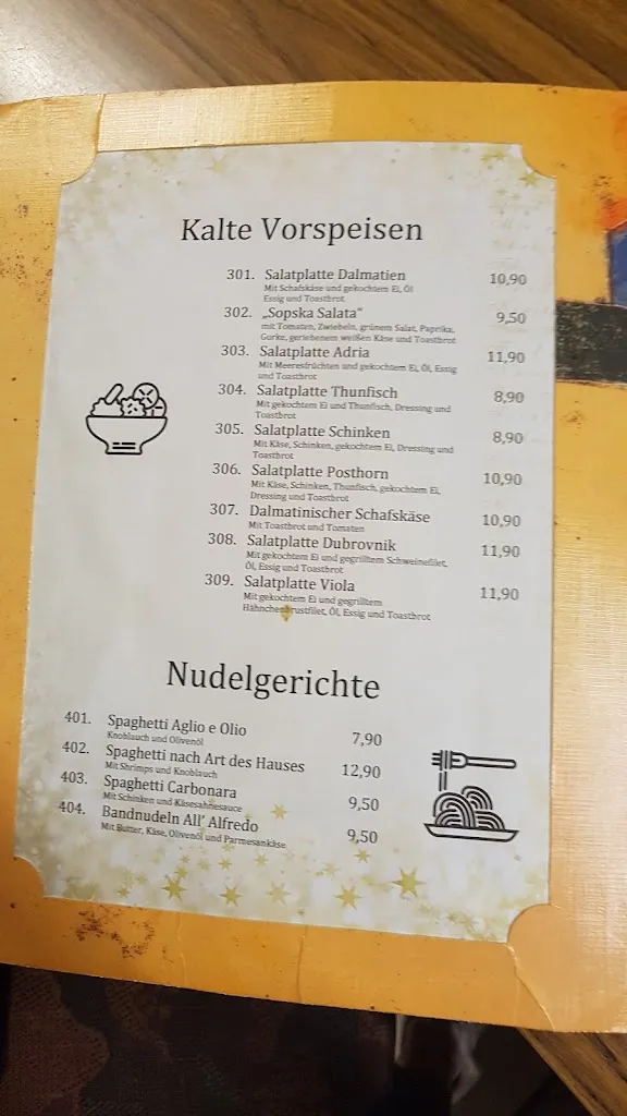 Menu_Gaststätte Posthorn_Erkrath_image_1