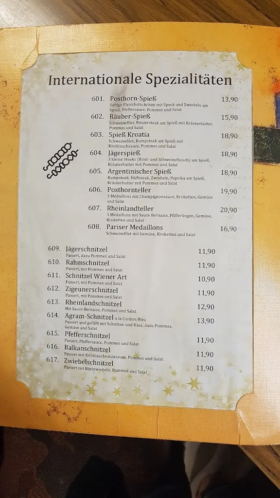 Menu_Gaststätte Posthorn_Erkrath_image_3