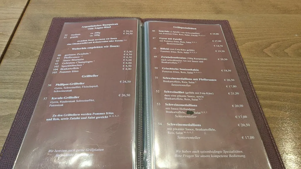 Menu_Gaststätte Kupferkanne_Erkrath_immagine_2