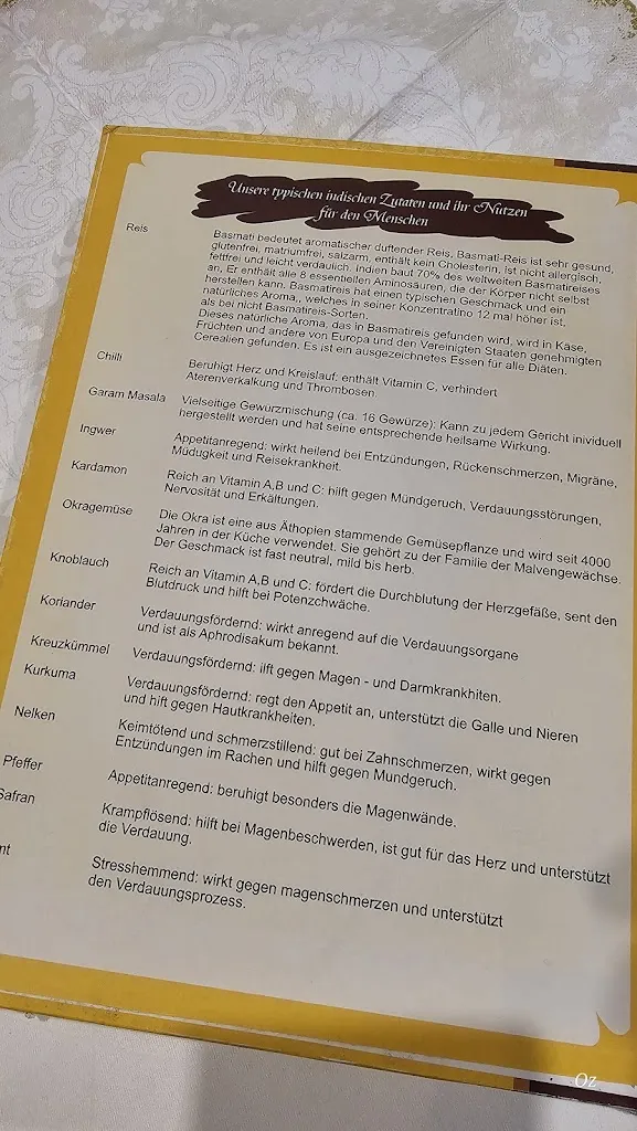 Menu_Taj India - Indisches Restaurant_Erkrath_image_1