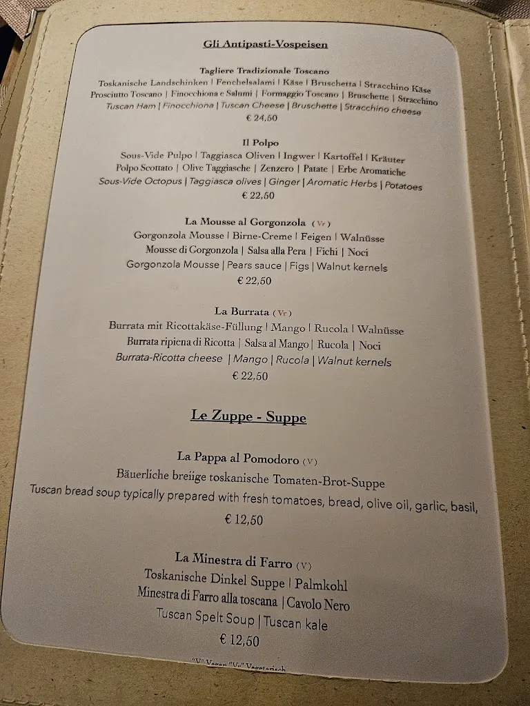 Menu_Ristorante L'arte in Cucina_Düsseldorf_image_1