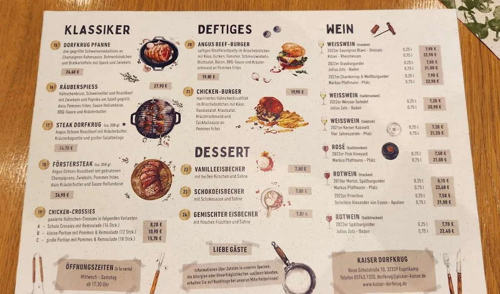 Menu_Kaiser Dorfkrug_Espelkamp_image_1