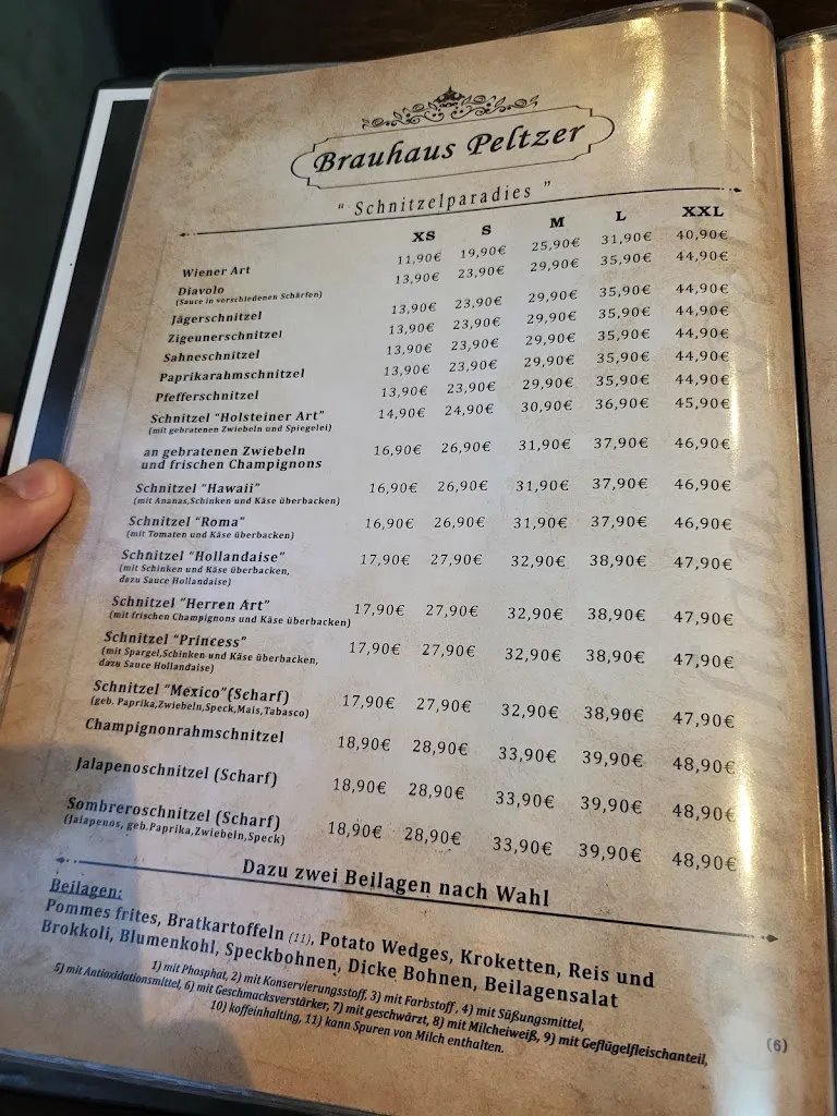 Menu_Brauhaus Peltzer - Schnitzelparadies_Eschweiler_image_3
