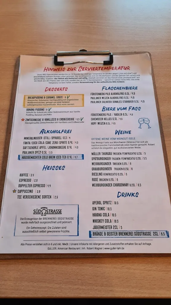Menu_Guller | American Restaurant_Lahr/Schwarzwald_image_3