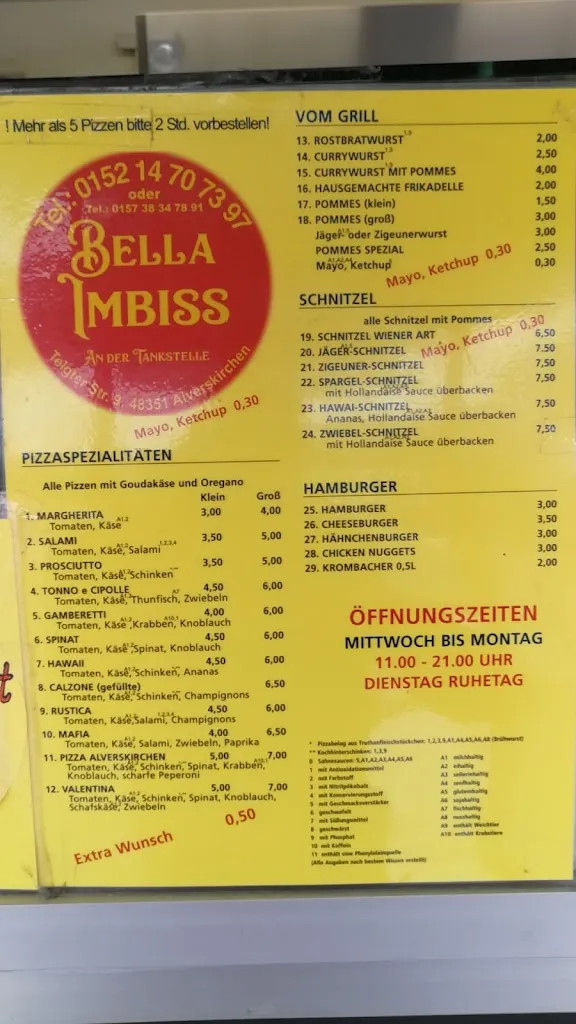 Menu_Bella‘s Imbiss_Everswinkel_image_1