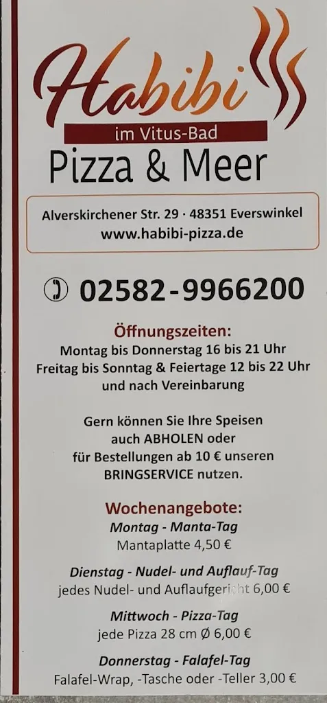 Menu_Habibi im Vitus-Bad, Pizza und Meer_Everswinkel_immagine_3