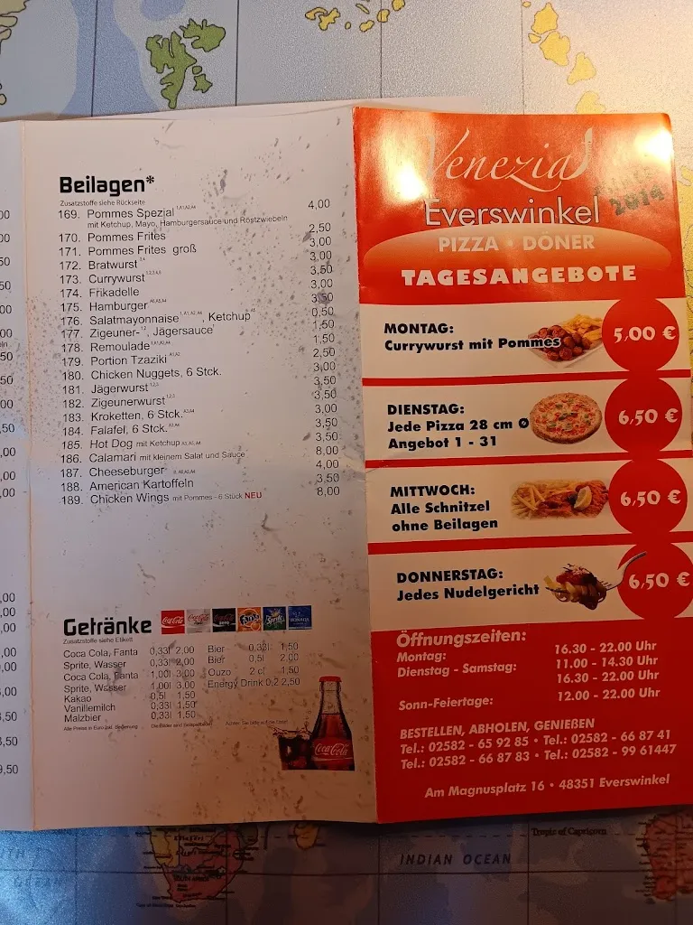 Menu_Venezia pizza Döner_Everswinkel_immagine_3