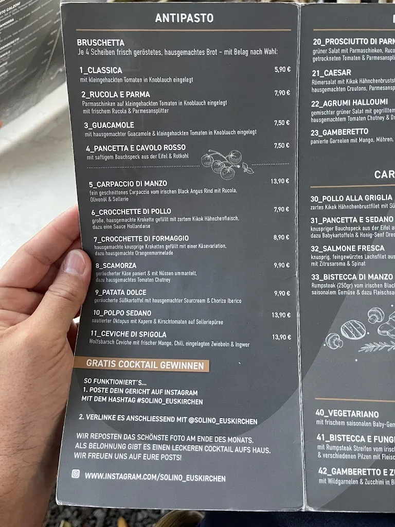 Menu_Solino | Modern Italian cuisine & Bar_Euskirchen_image_4