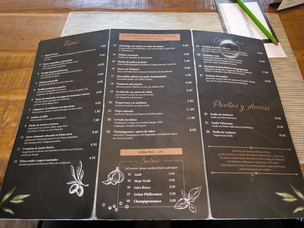 Menu_Callito | Modern Tapas Restaurant & Wine Bar_Euskirchen_immagine_1