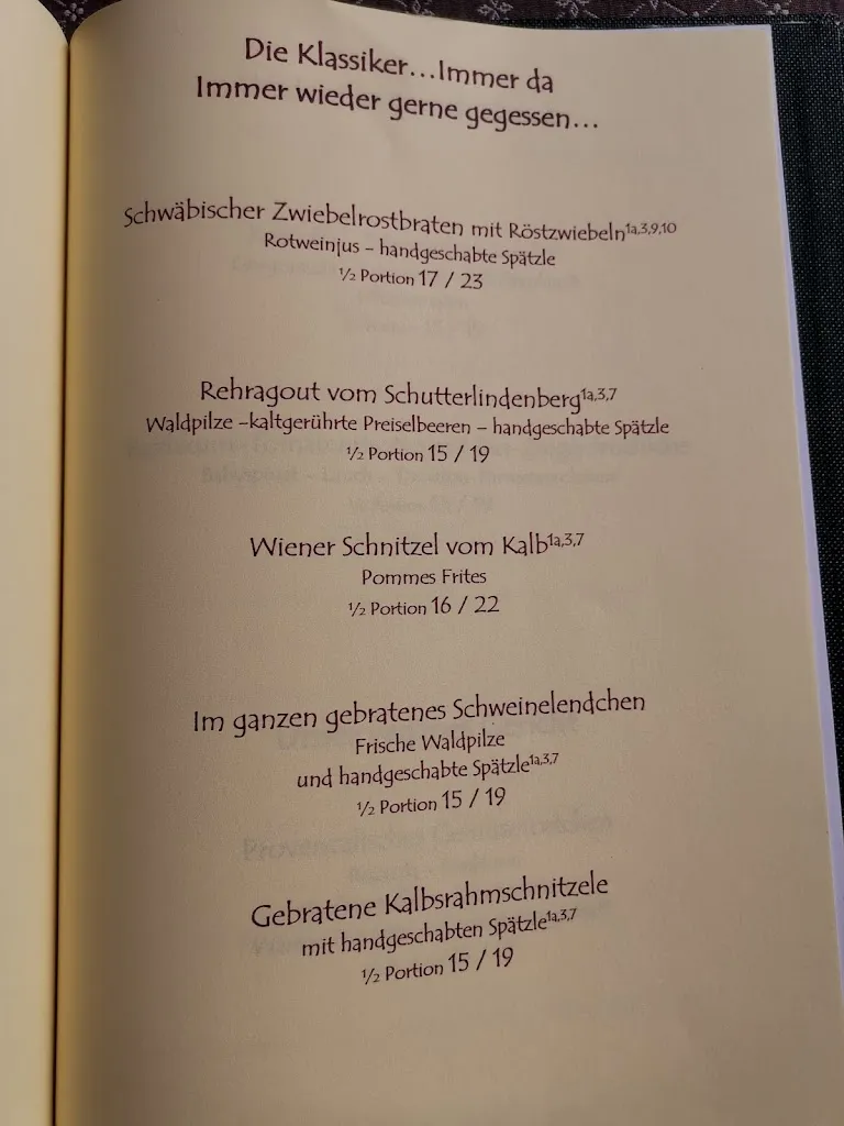 Menu_Hotel Grüner Baum_Lahr/Schwarzwald_image_2