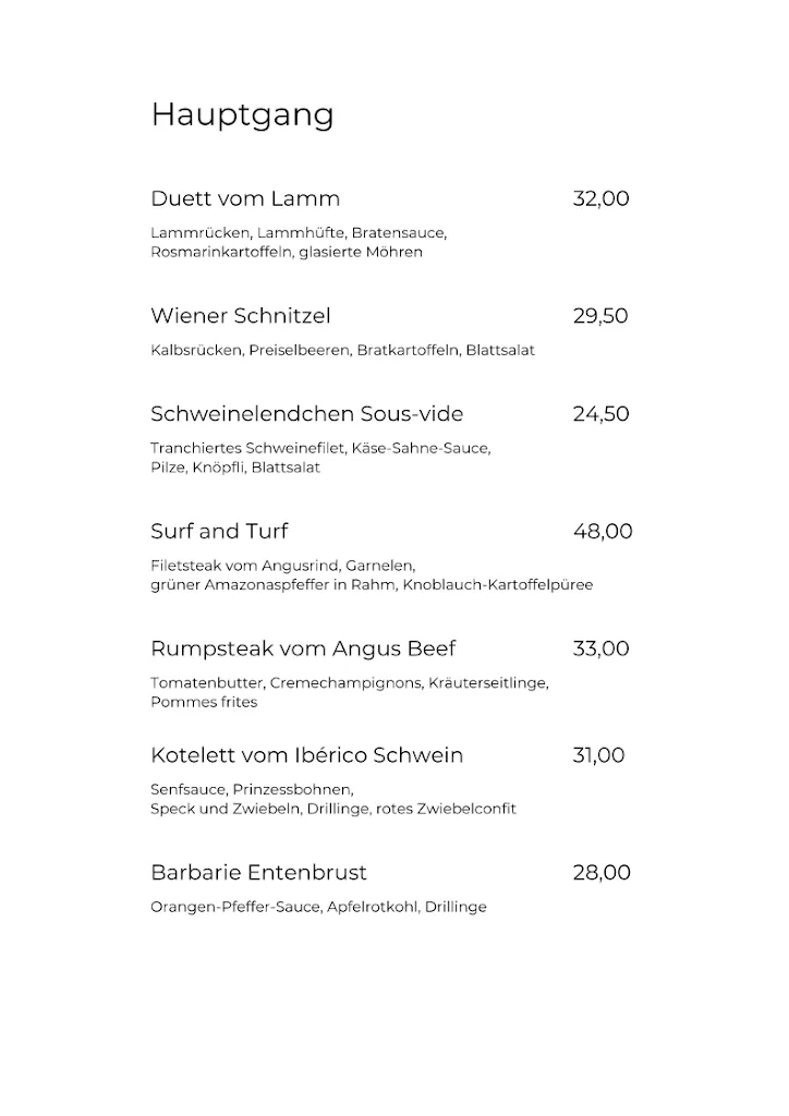 Menu_Restaurant 1830 - Zur Alten Posthalterei_Euskirchen_immagine_1