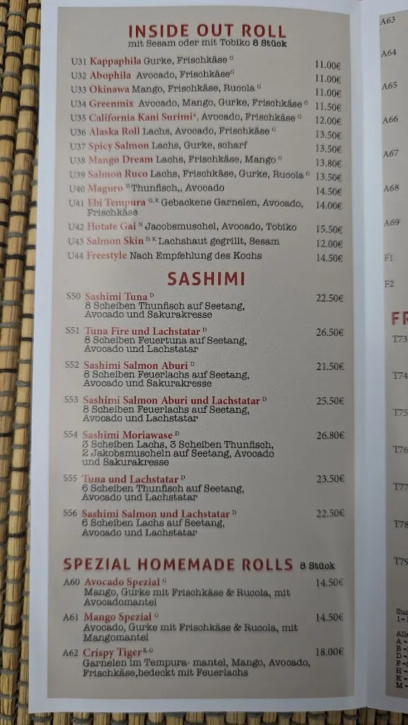 Menu_Seven-Sushi Restaurant_Euskirchen_immagine_3