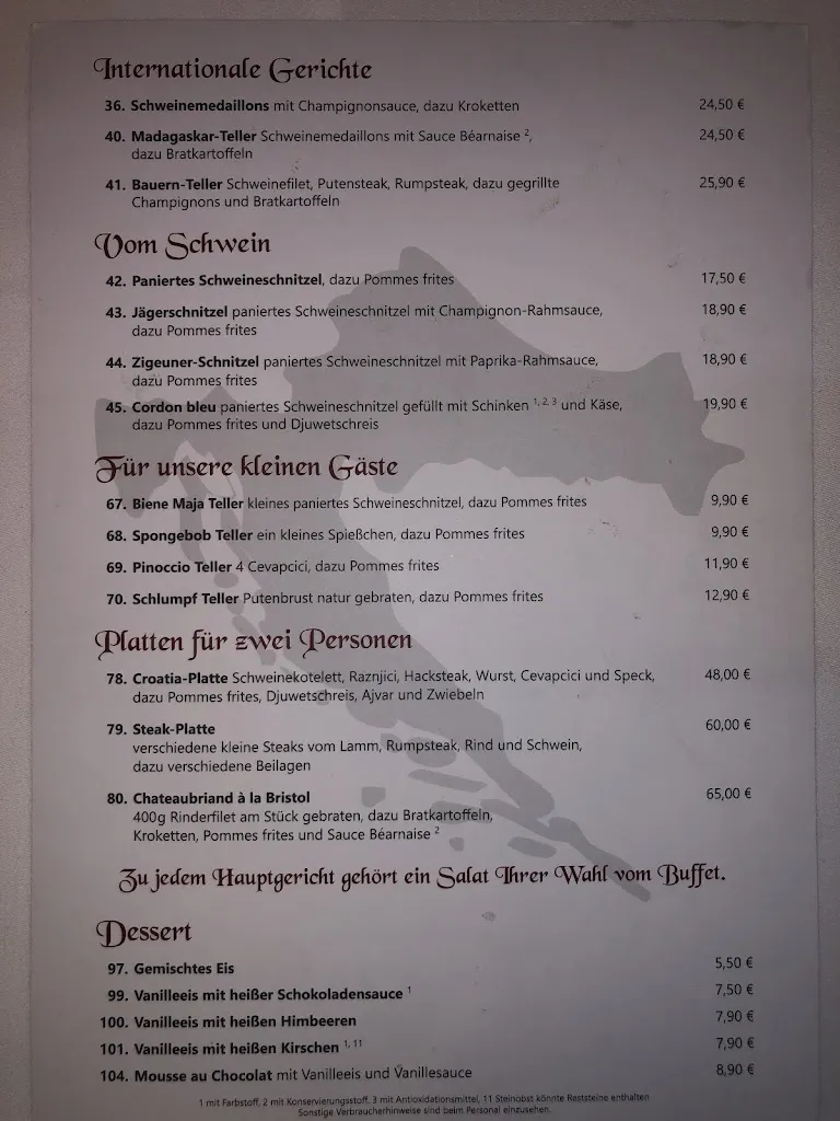 Menu_Restaurant Dalmacija_Euskirchen_image_1
