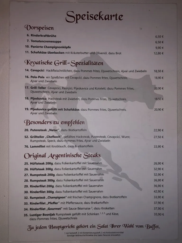 Menu_Restaurant Dalmacija_Euskirchen_image_2