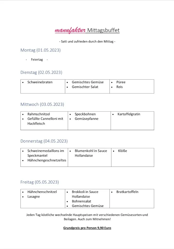Menu_Manufaktur Euskirchen_Euskirchen_image_2