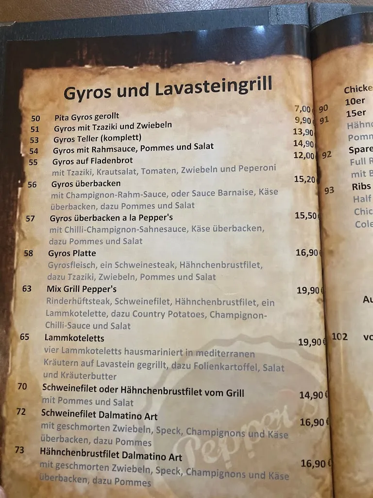 Menu_Restaurant Peppers Grill & Bar in Gangelt_Gangelt_image_2