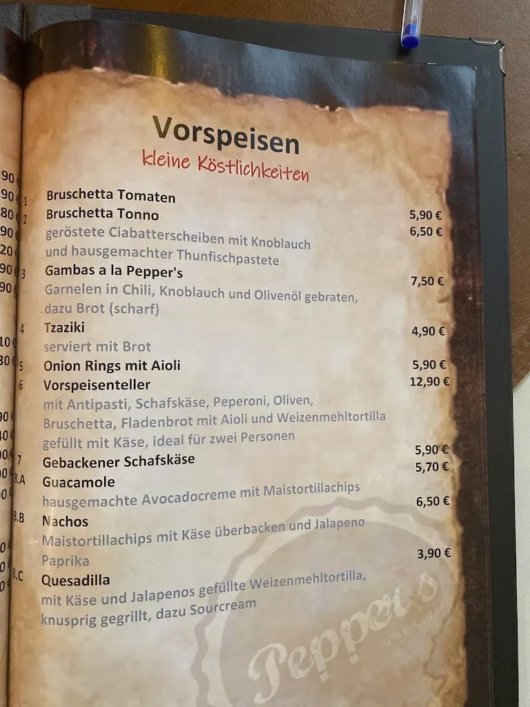 Menu_Restaurant Peppers Grill & Bar in Gangelt_Gangelt_image_4