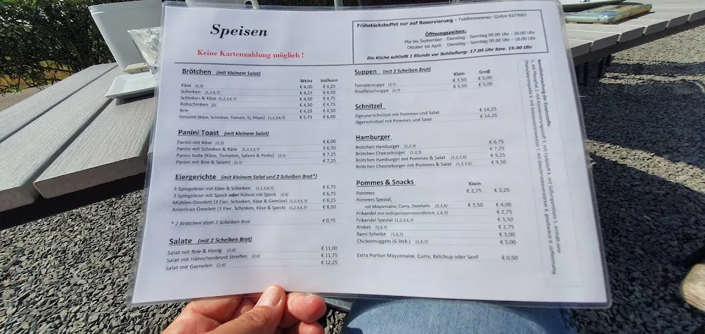 Menu_Café aan de Müehle_Gangelt_immagine_2