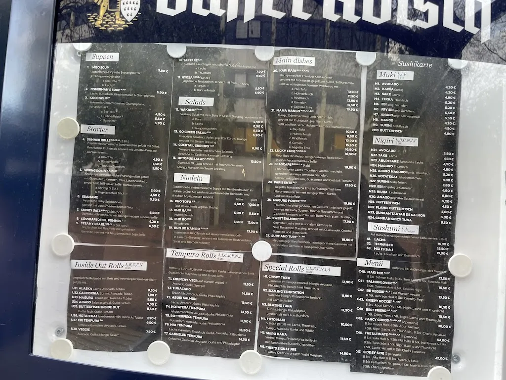 Menü_Chido Restaurant_Frechen_Bild_2