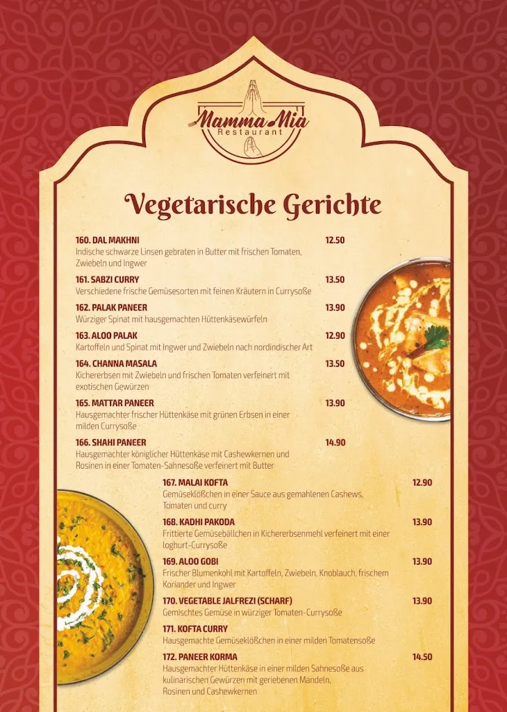 Menu_Restaurant Mamma Mia - Italienische & Indische Spezialitäten_Frechen_immagine_4