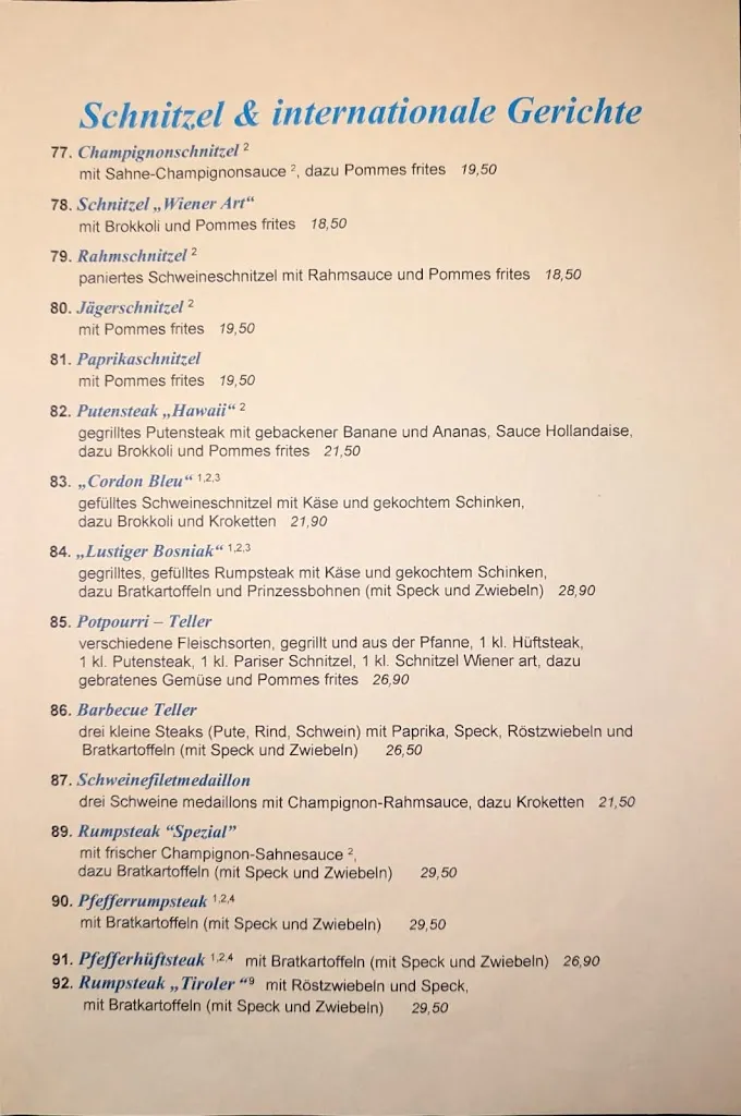 Menu_Hotel Restaurant Burgfahrt_Frechen_image_1