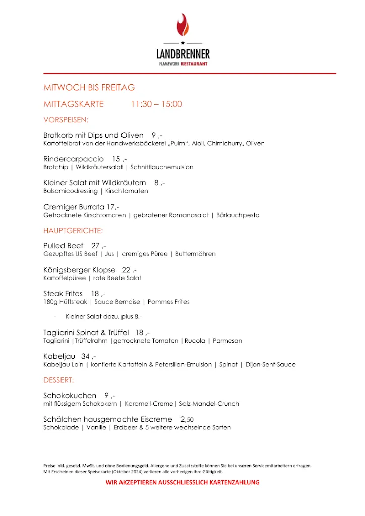 Menu_LANDBRENNER_Frechen_immagine_1