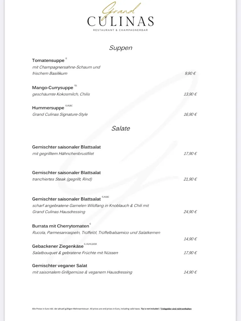 Menu_Grand Culinas Restaurant & Champagnerbar Köln_Köln_image_1