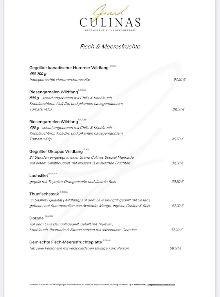 Menu_Grand Culinas Restaurant & Champagnerbar Köln_Köln_image_4