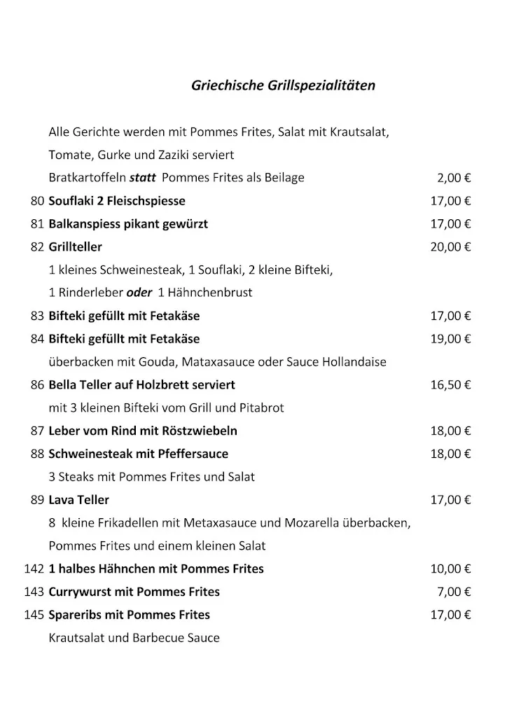 Menu_Zum Markgrafen ihr Grieche in Fröndenberg mit Biergarten und Kegelbahn, griechisch essen_Fröndenberg/Ruhr_image_1