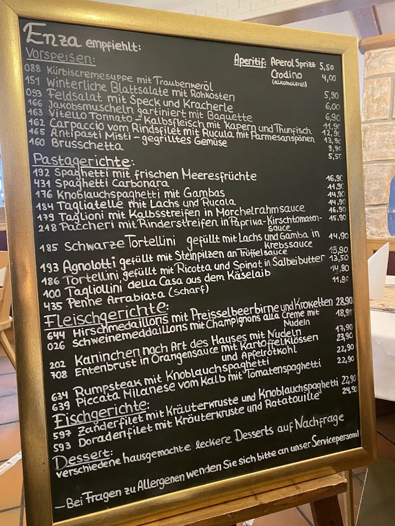 Menu_Restaurant Trattoria de Enza_Lahr/Schwarzwald_immagine_1