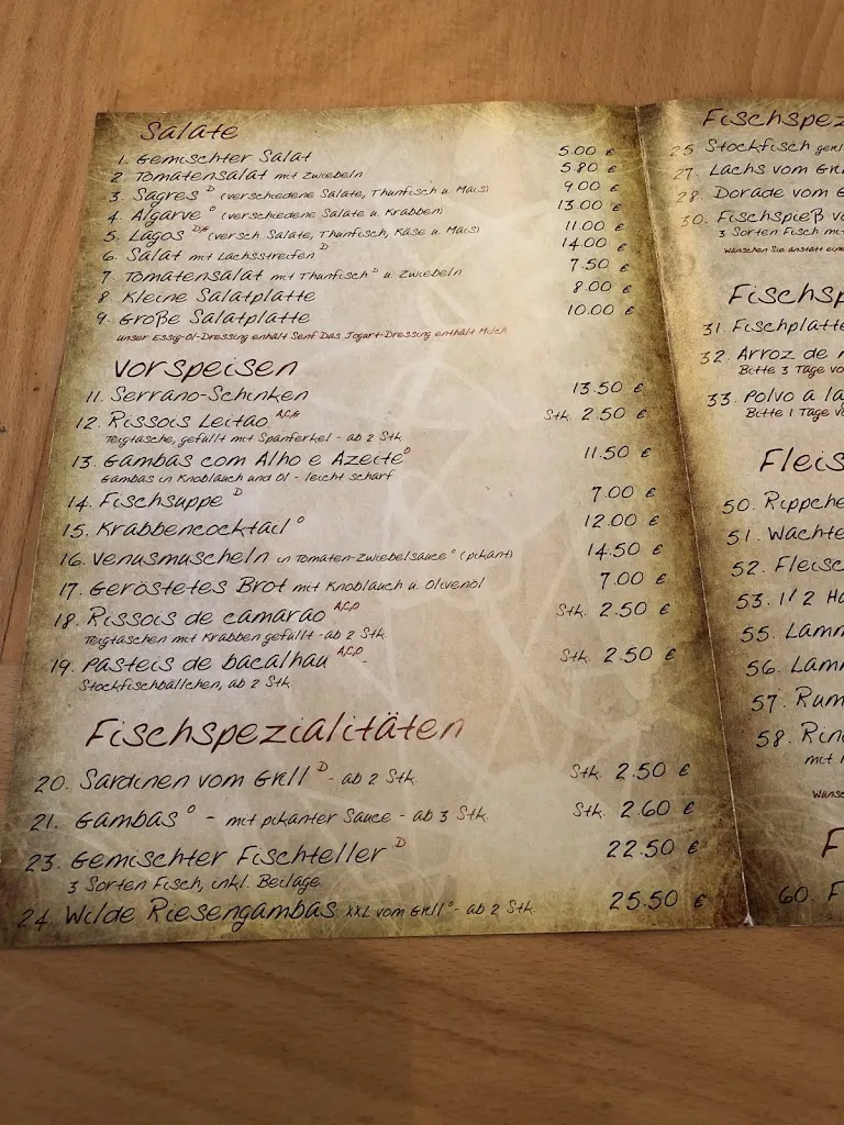 Menu_O Fado_Geilenkirchen_image_3