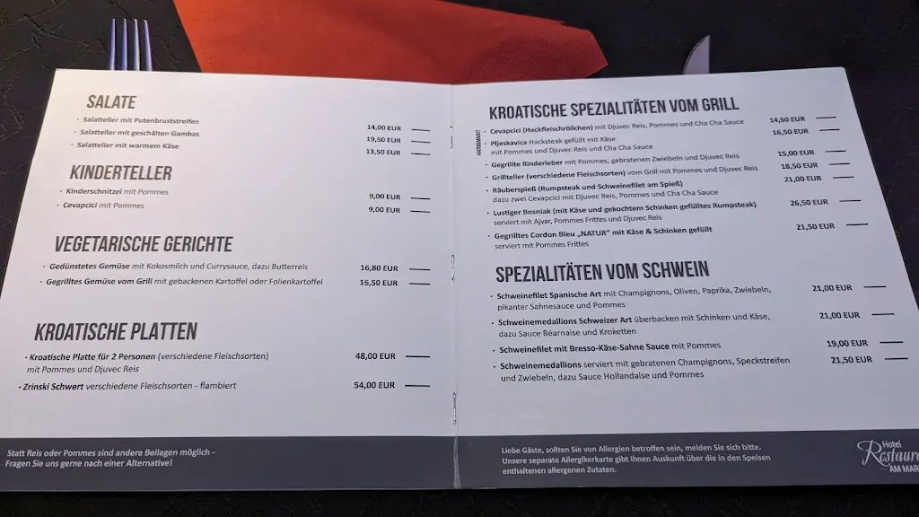 Menu_Hotel/Restaurant am Markt_Geilenkirchen_image_2