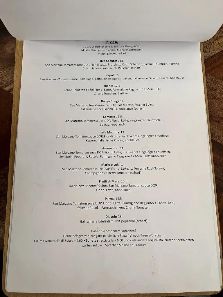 Menu_La Piccola Napoli - da Salvatore_Geldern_image_3