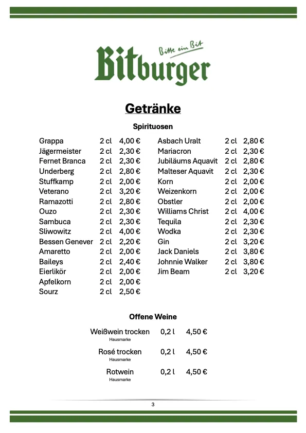Menu_Restaurant zur Eintrachtklause Geldern_Geldern_image_1