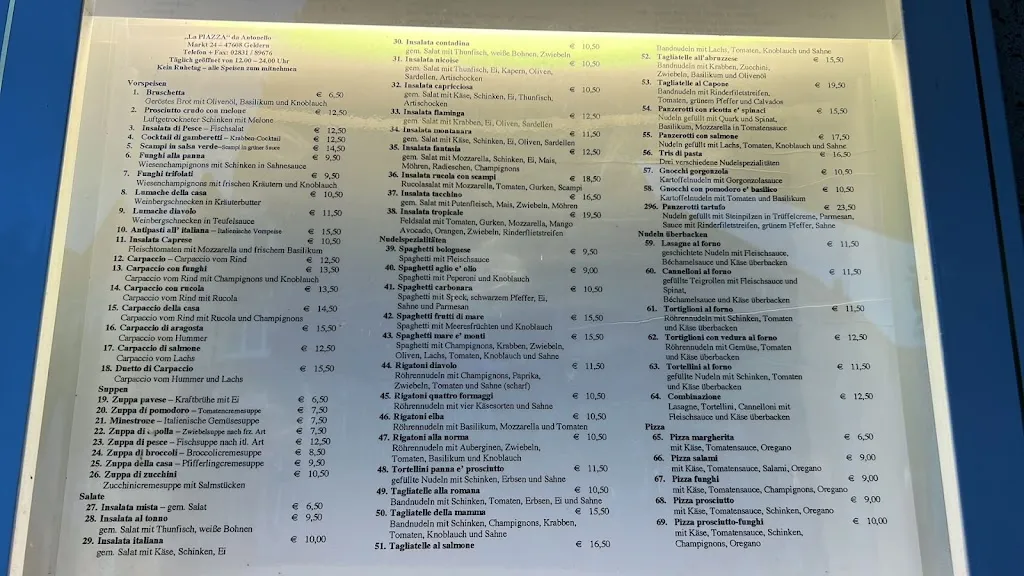 Menu_La Piazza Da Antonello_Geldern_image_2