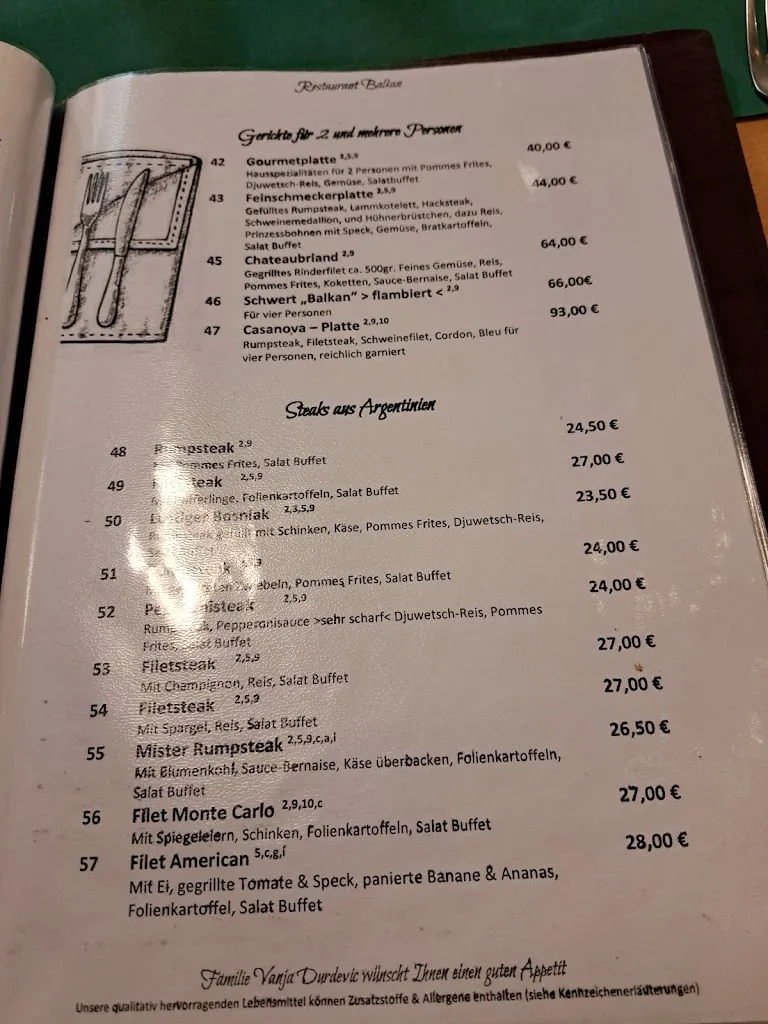 Menu_Balkan Restaurant_Geldern_image_4