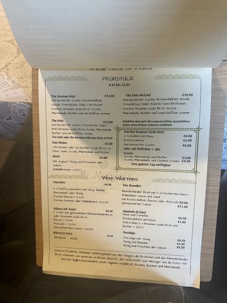 Menu_McKiernan's Irish Cafe and Gift shop_Gescher_image_3