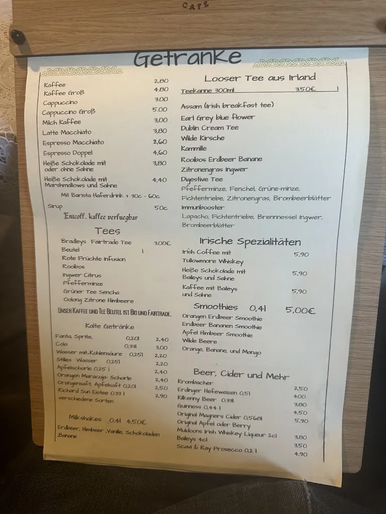 Menu_McKiernan's Irish Cafe and Gift shop_Gescher_image_4