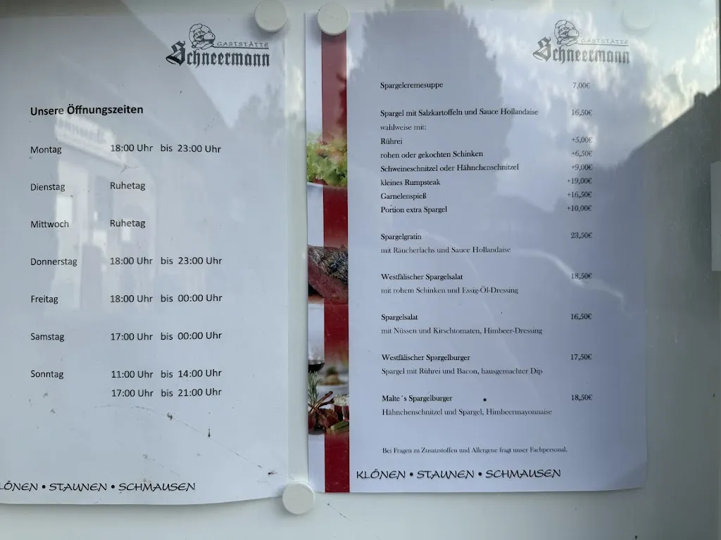 Menu_Gaststätte Schneermann_Reken_image_1