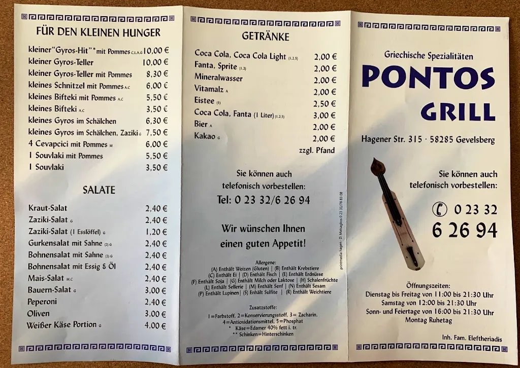 Menu_Pontos Grill_Gevelsberg_imagen_3
