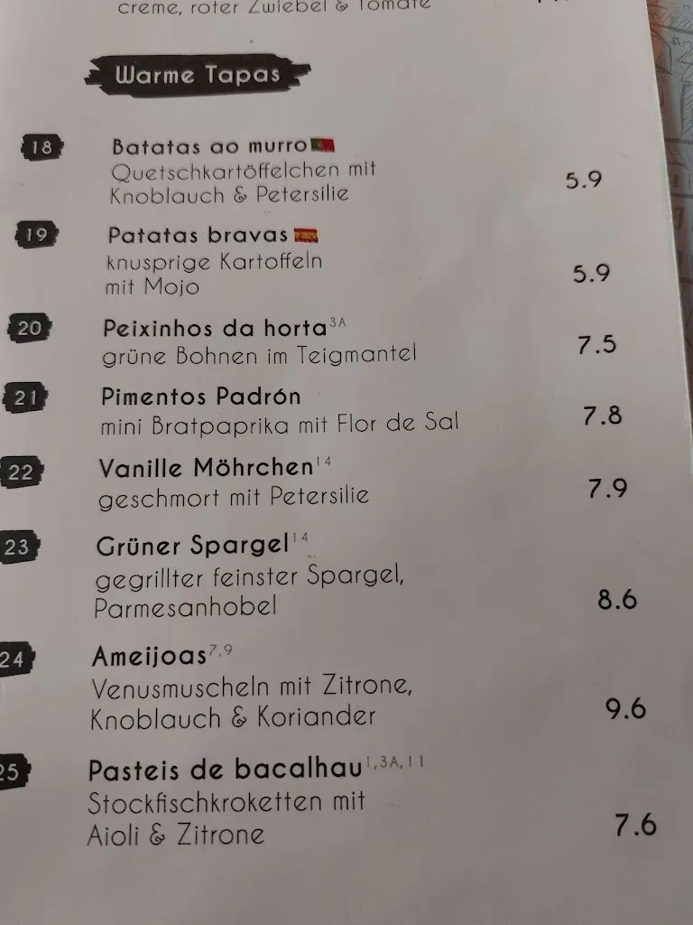 Menu_Fidalgo Tapas_Gelsenkirchen_immagine_3